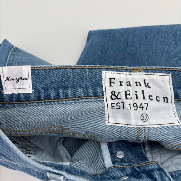 Frank & Eileen Monaghan Mom Jean Size 27 High Rise 1997 Wash Distressed Knee - Picture 9 of 13